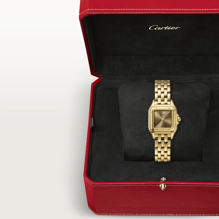 PANTHÈRE DE CARTIER WATCH Small model, quartz movement, yellow gold【1:1 Replica】