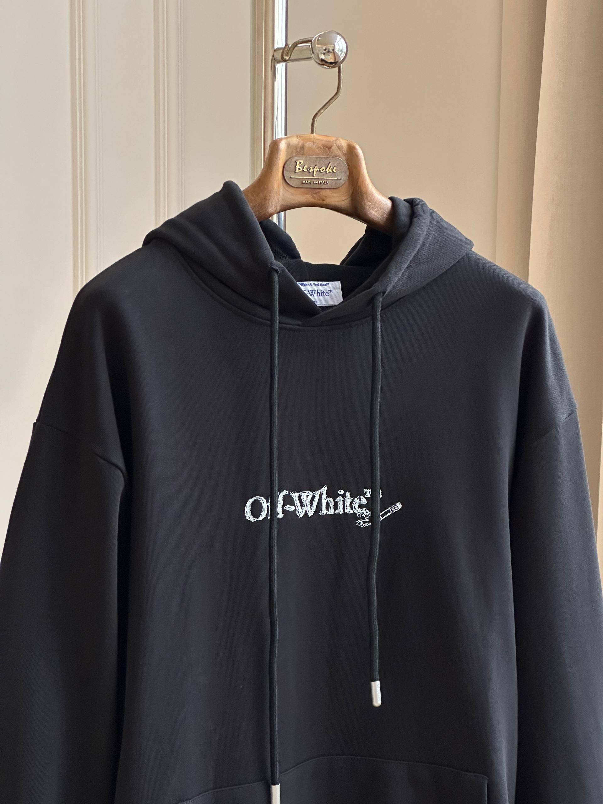 Off-White Handwritten Logo Print Hoodie
