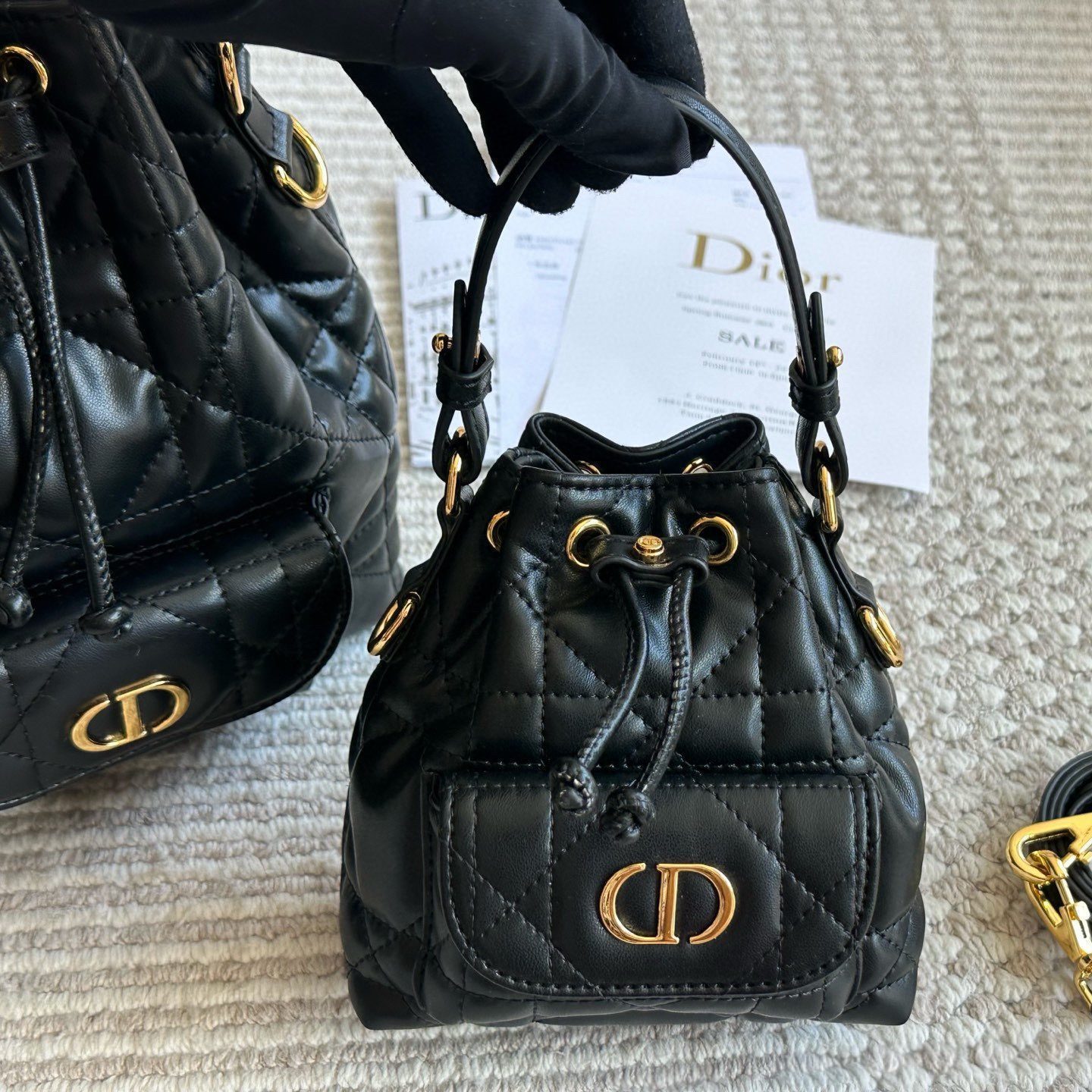 DIOR CARO BUCKET BAG