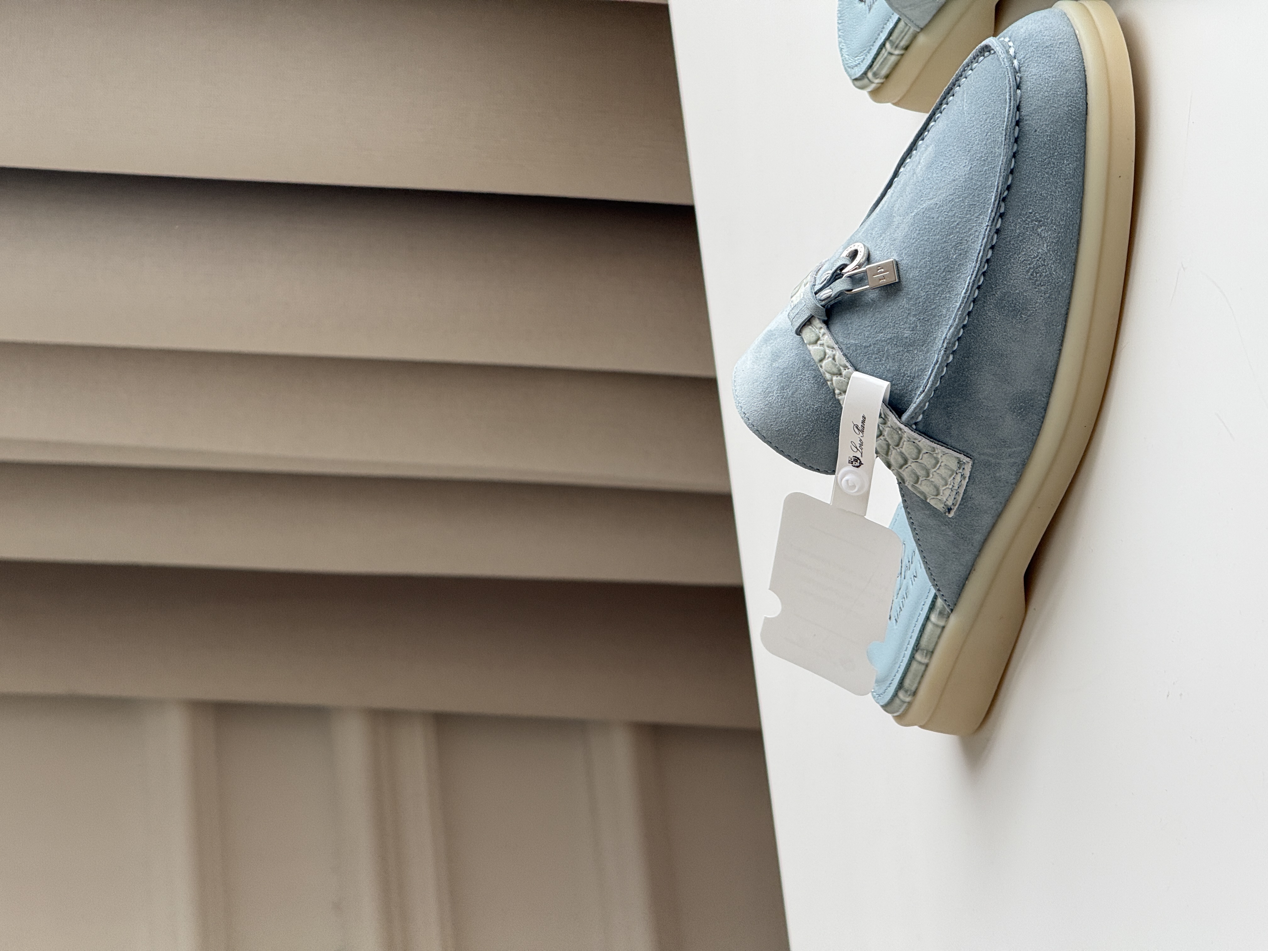 Croc-Trim Lock Detail Mule Loafer Slide Sandals