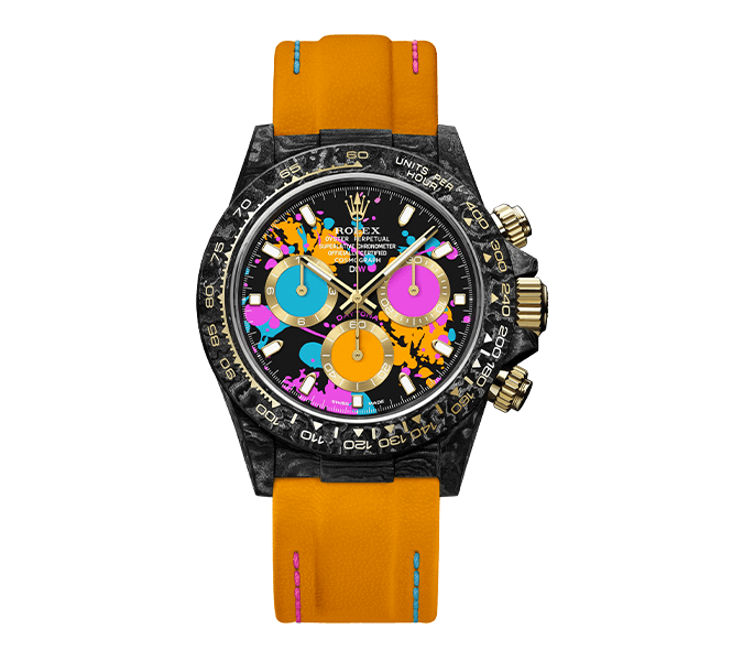 ROLEX Diw Daytona Motley Orange motley orange 40mm oyster black 116503MTO01【1:1 Replica】