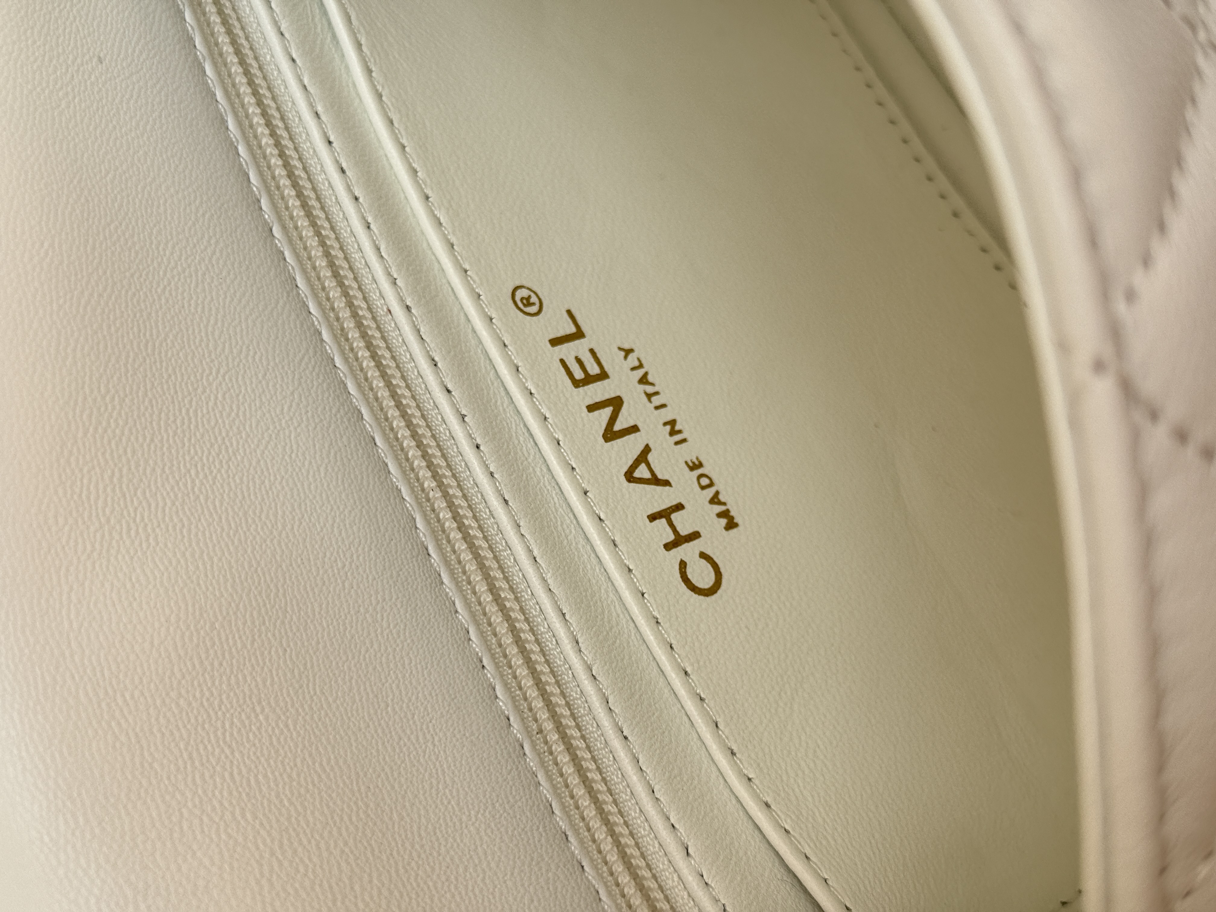 Chanel Mini Classic Flap Quilted Lambskin Pearl Interwoven Chain Bag