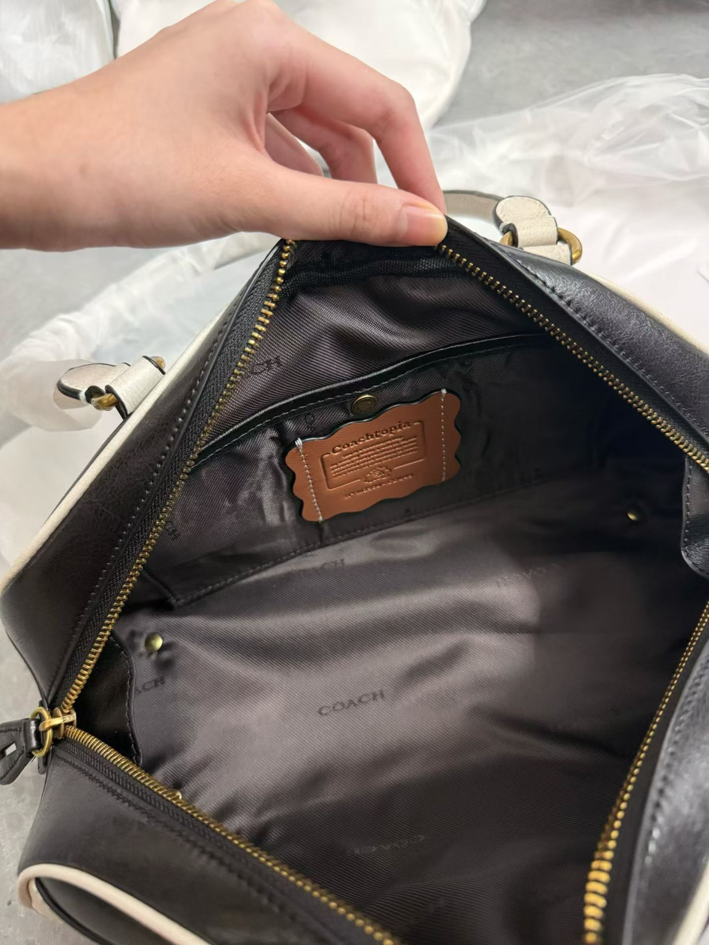 Women Handbag CDU49 Bowling Satchel Shoulder Bag