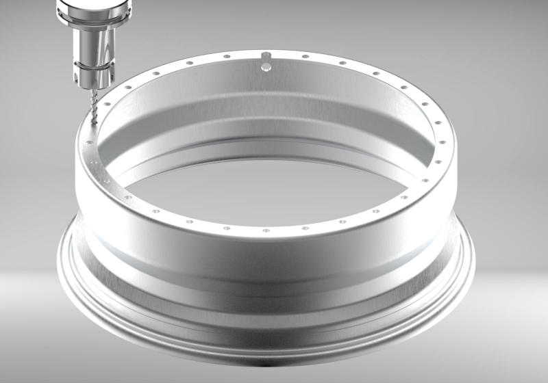 Custom 22 Inch Reverse Inner Barrel Straight Flange