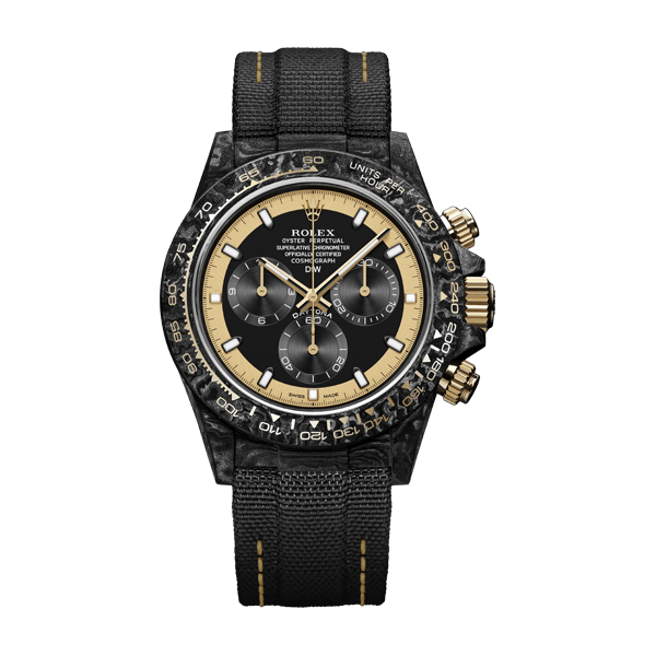 ROLEX Diw Daytona cream invert gold 40mm oyster black【1:1 Replica】