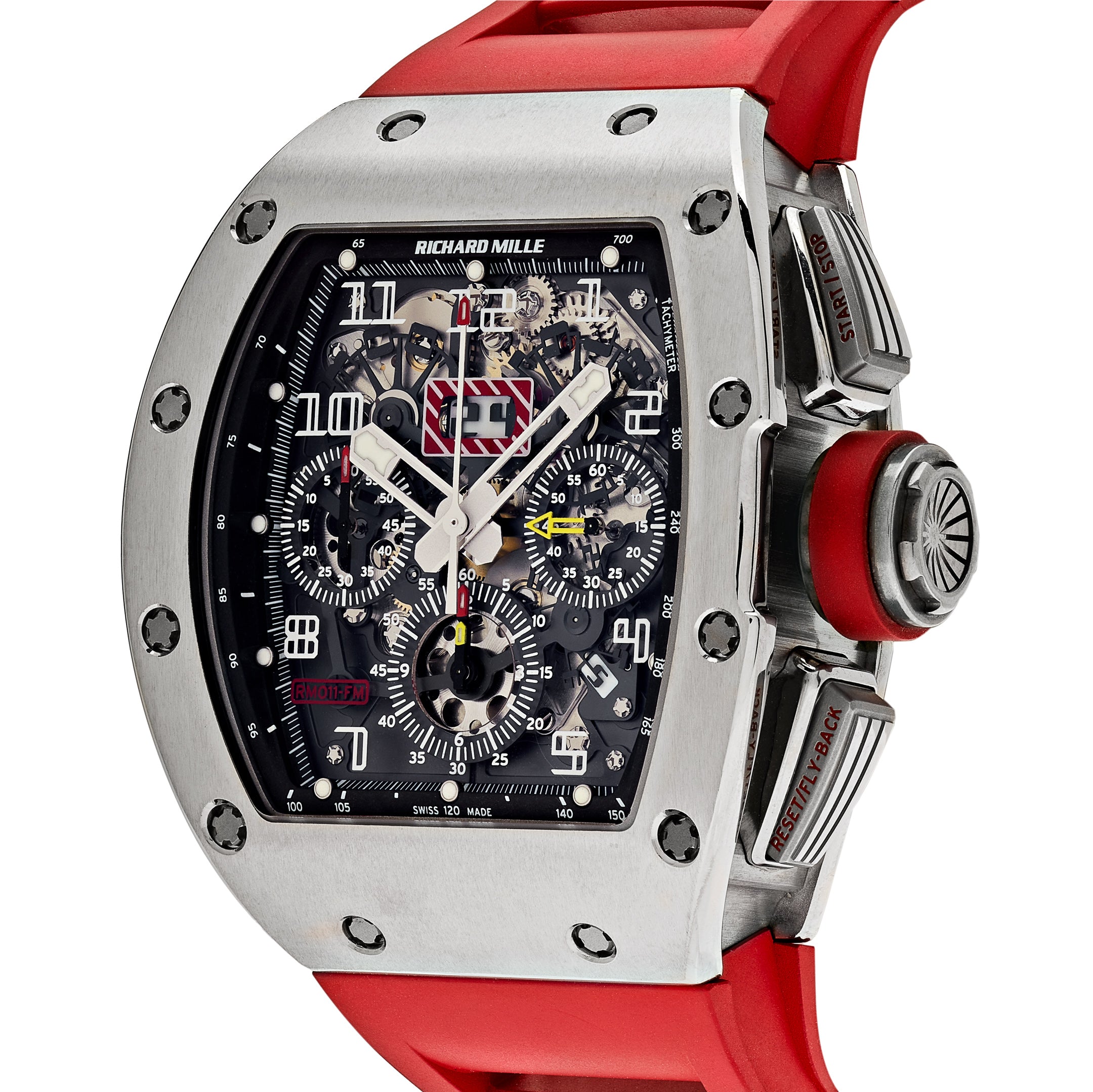 Richard Mille Felipe Massa White Gold/Titanium RM 011【1:1 Replica】