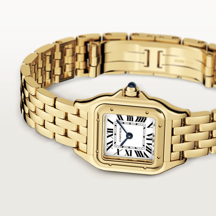 PANTHÈRE DE CARTIER WATCH Small model, quartz movement, yellow gold【1:1 Replica】