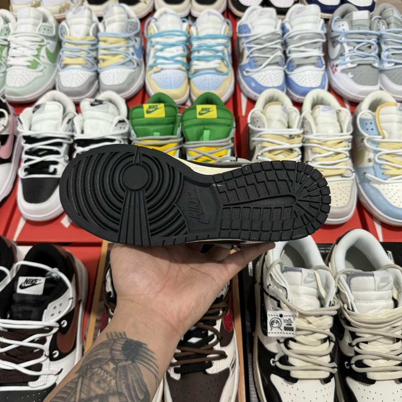 Nike SB Dunk Panda Color With Brown LOGO