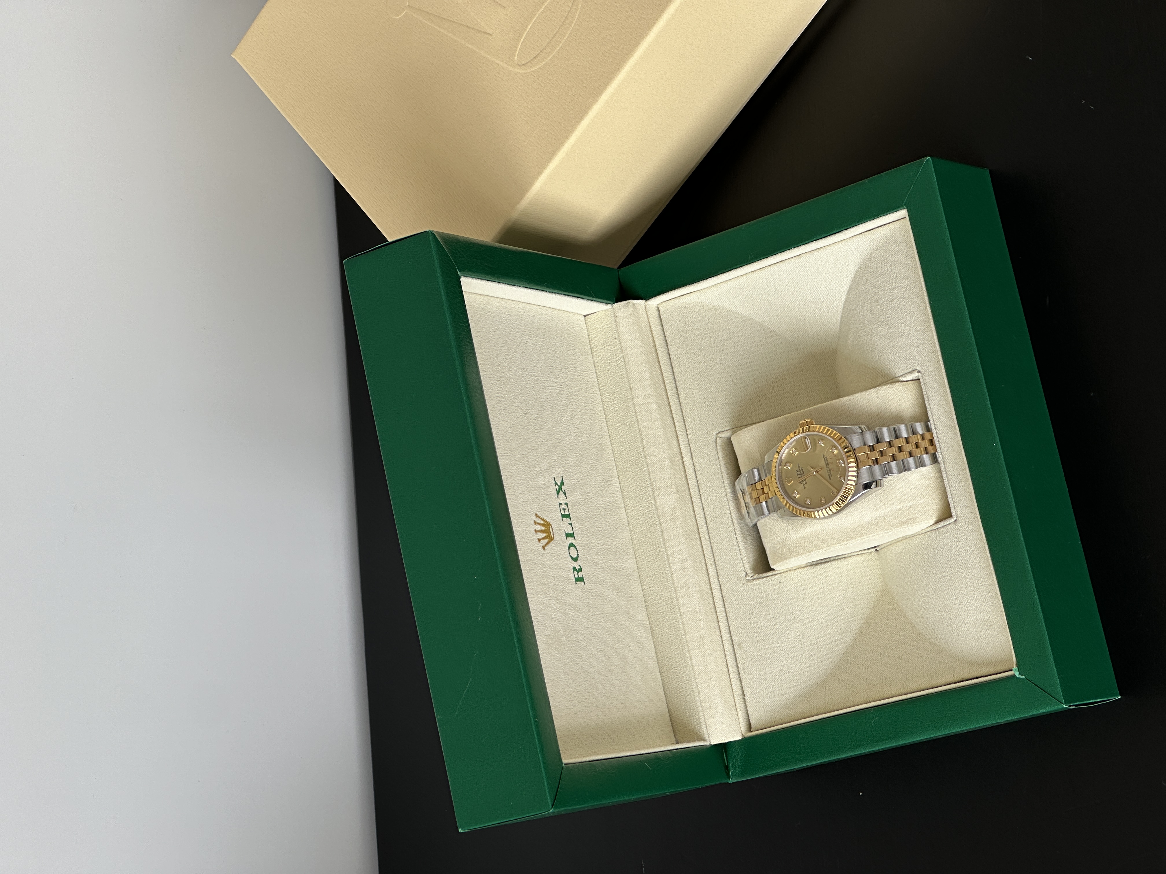 Rolex Lady-Datejust Two-Tone Diamond Dial Watch