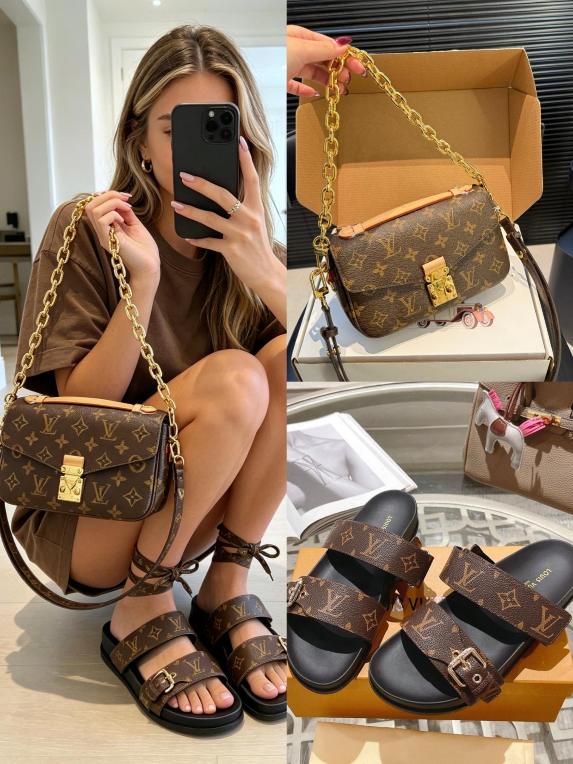 LV Shoes & Bag Set