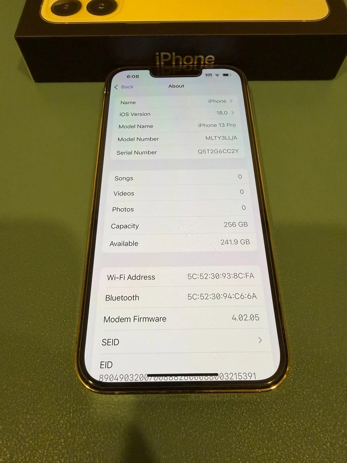 Apple iPhone 13 Pro - Gold 256 GB X4IX1