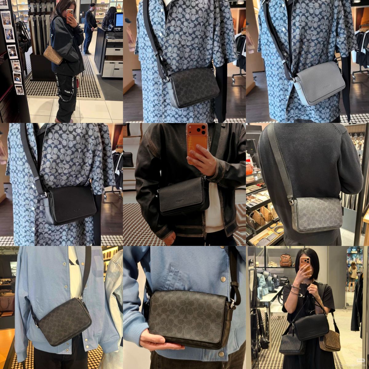 Men Handbag CDZ95 CDZ97 Jack Small Flap Crossbody Shoulder Bag