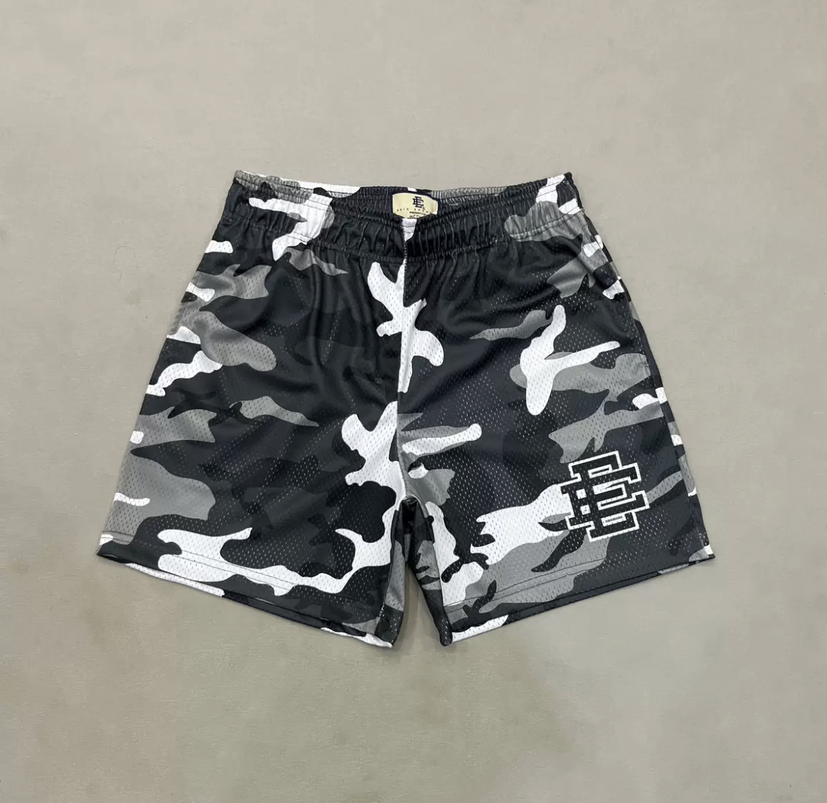 1:1 Best Quality EE Eric Emanuel Camo Shorts with all tags