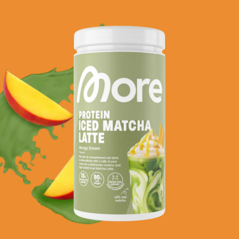 More Protein Iced Matcha Latte
