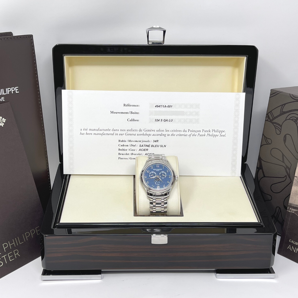 Patek Philippe Complications Annual Calendar Moon Phases 4947/1A-001【1:1 Replica】