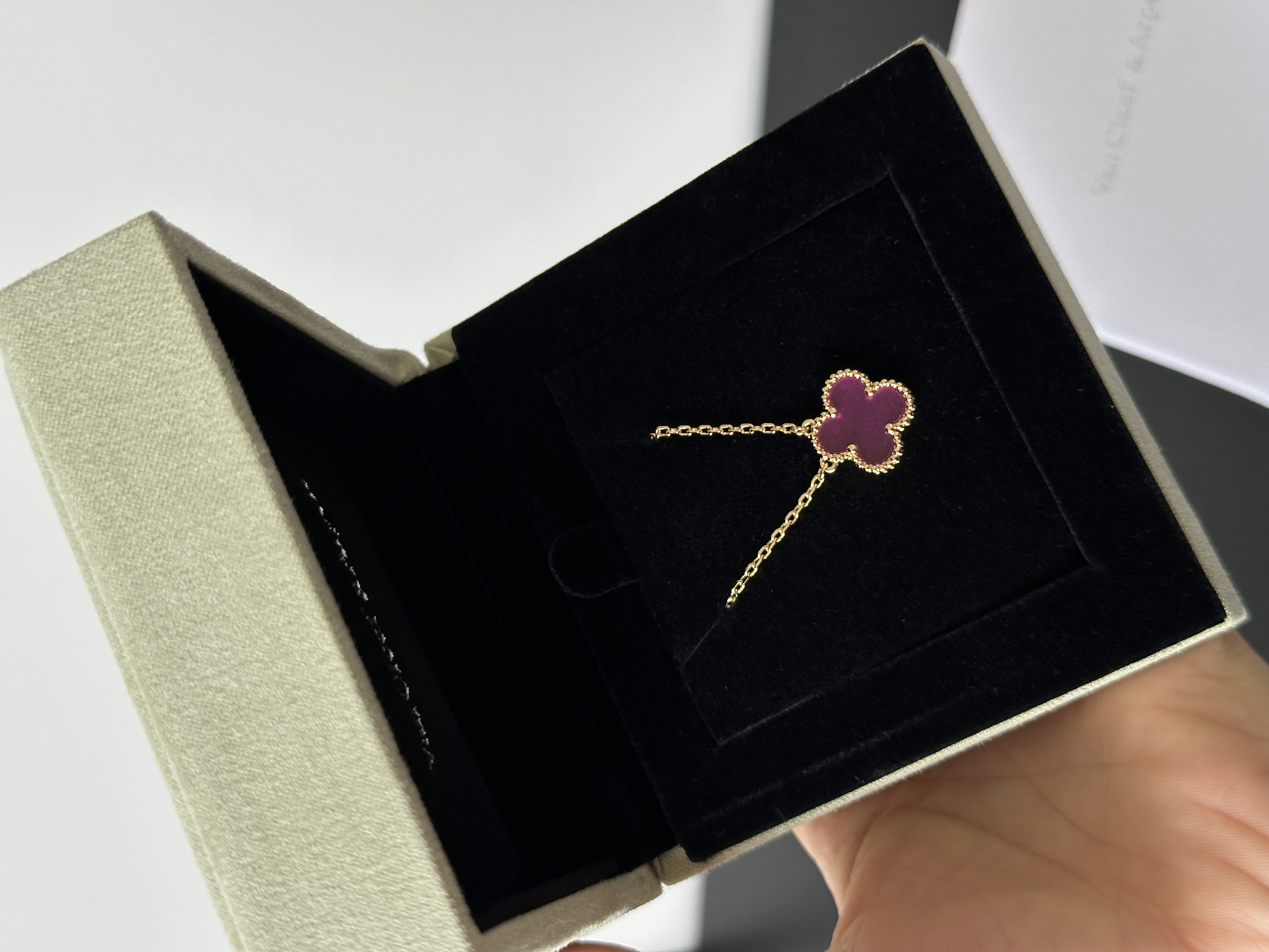 Van Cleef & Arpels Alhambra Single Motif Necklace