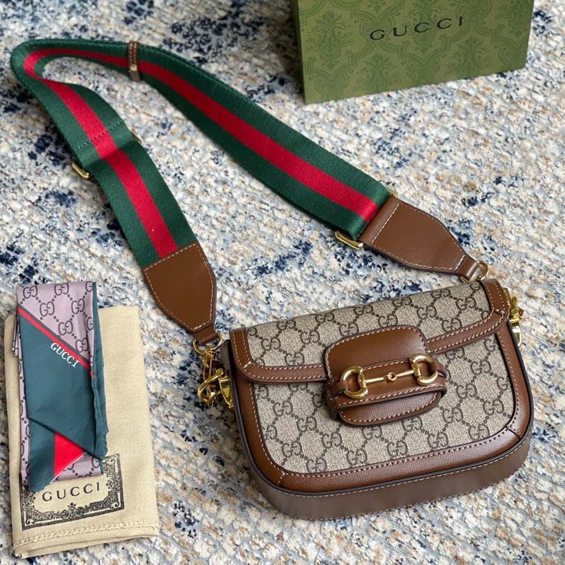 GUCCI HORSEBIT 1955 SMALL SHOULDER BAG