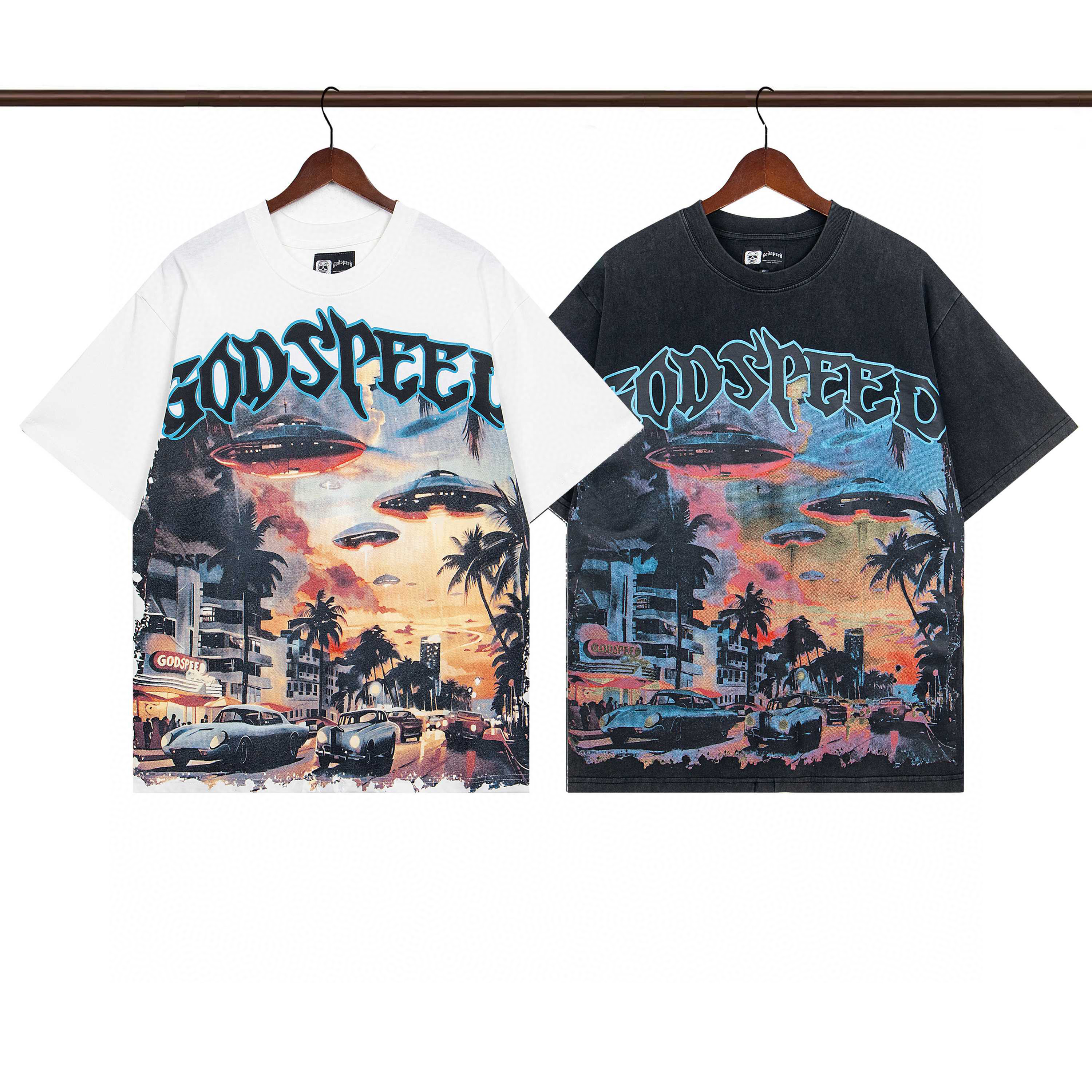 Godspeed UFO Print Tee 2 Colors