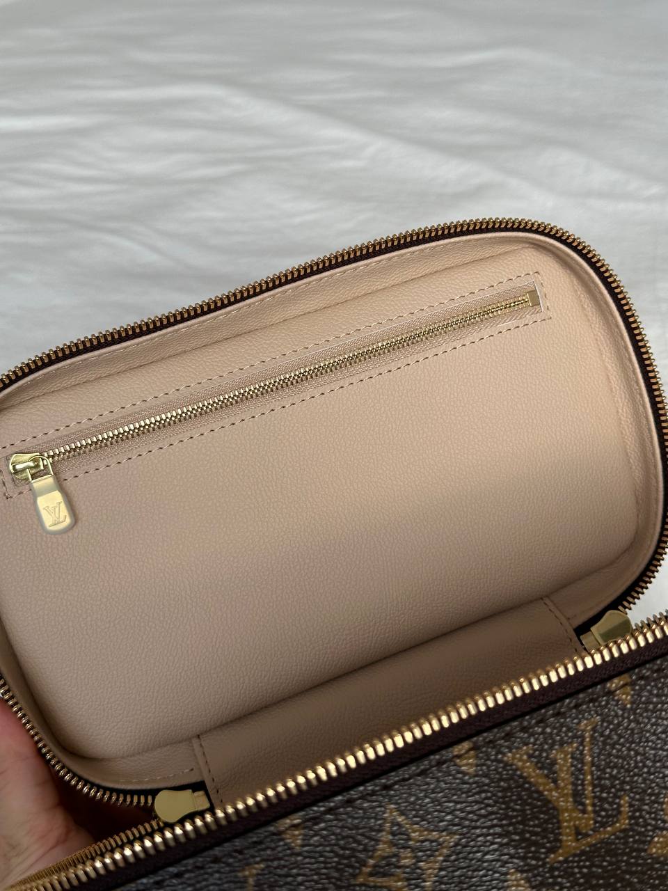 Louis Vuitton Monogram Canvas Handheld Cosmetic Vanity Case