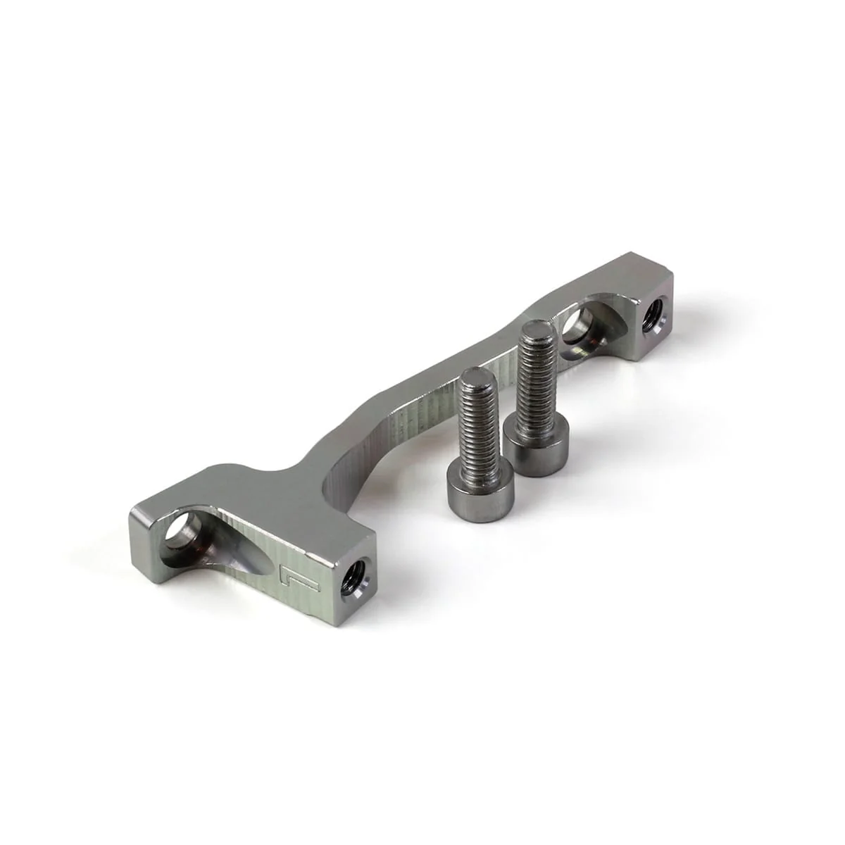 Adaptateur Étrier Avant / Arrière PM / PM HOPE 180/200mm (+20mm) #HBML Argent