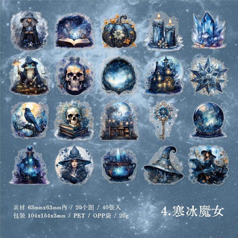 1112 Pet Sticker Pack Magic Fantasy Series