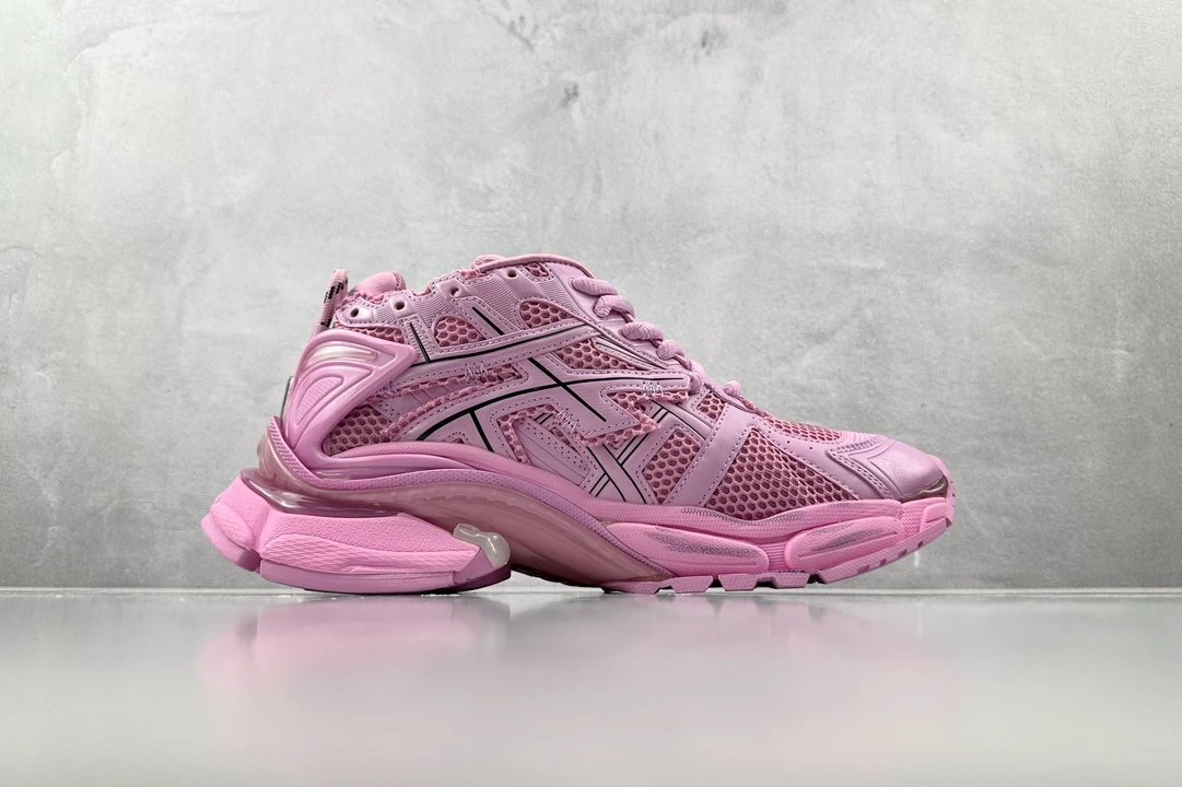 balenciaga runner pink shoes