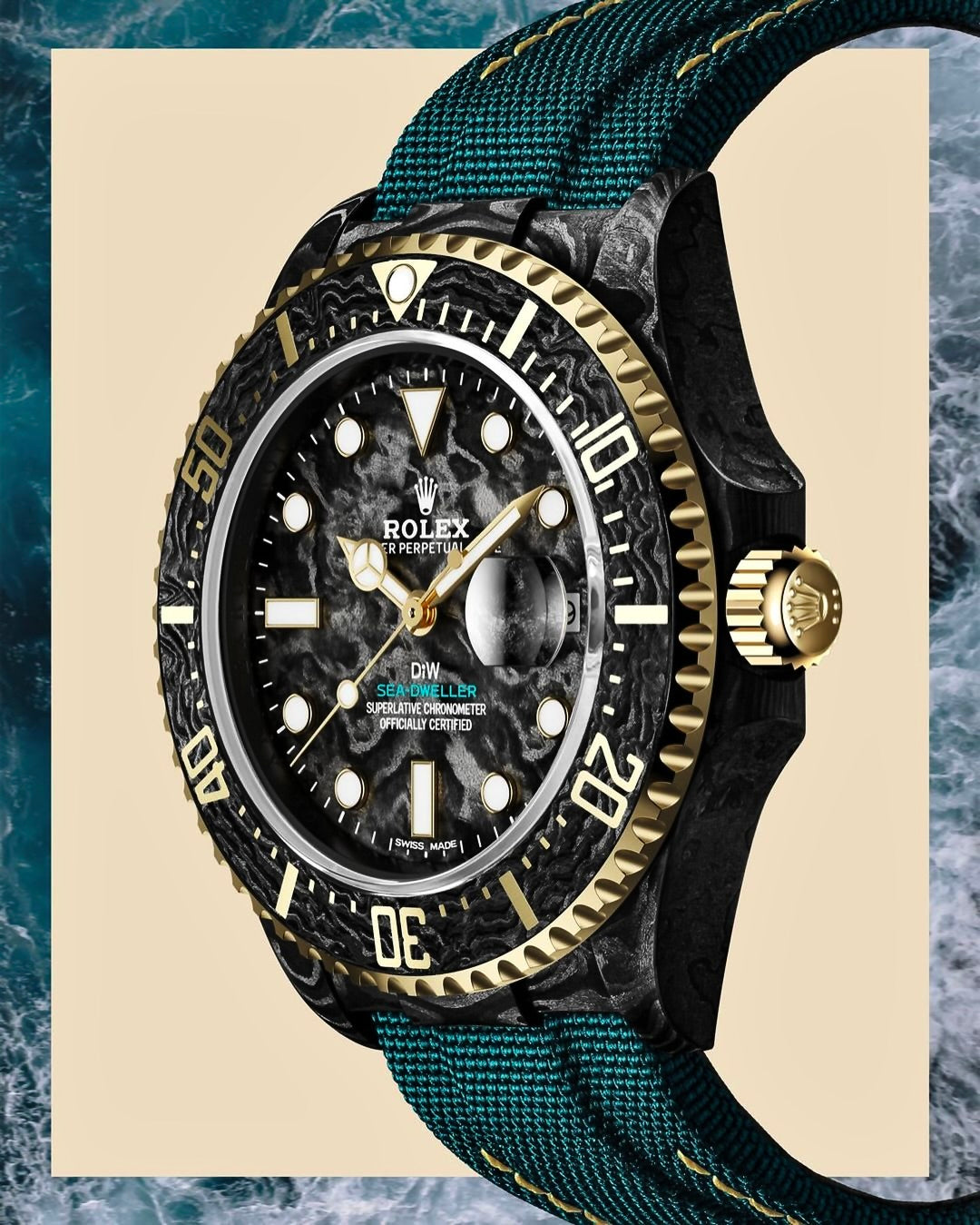 DiW Rolex Sea Dweller TURQUISE【1:1 Replica】