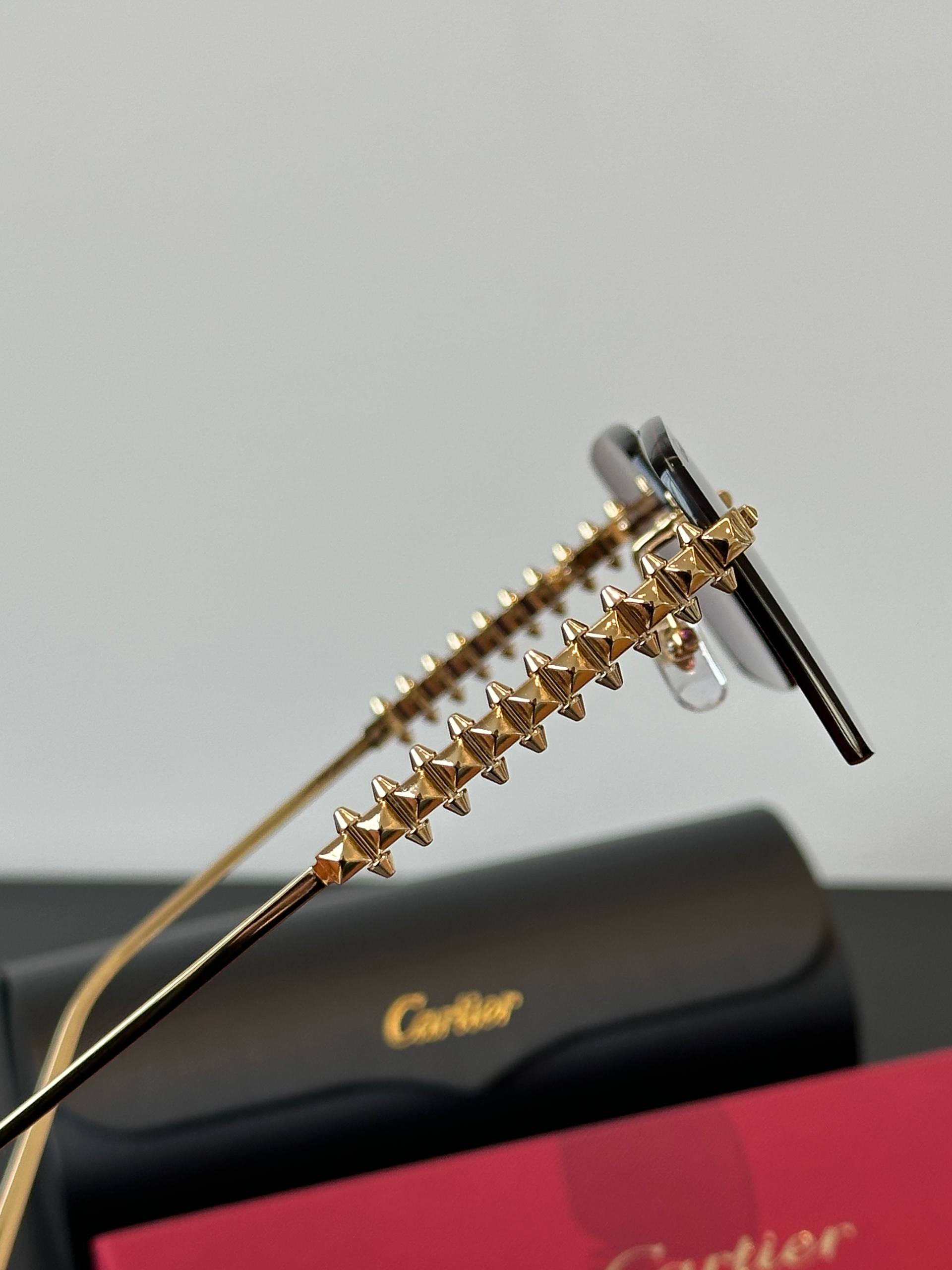 Cartier Panthère de Cartier Rimless Sunglasses