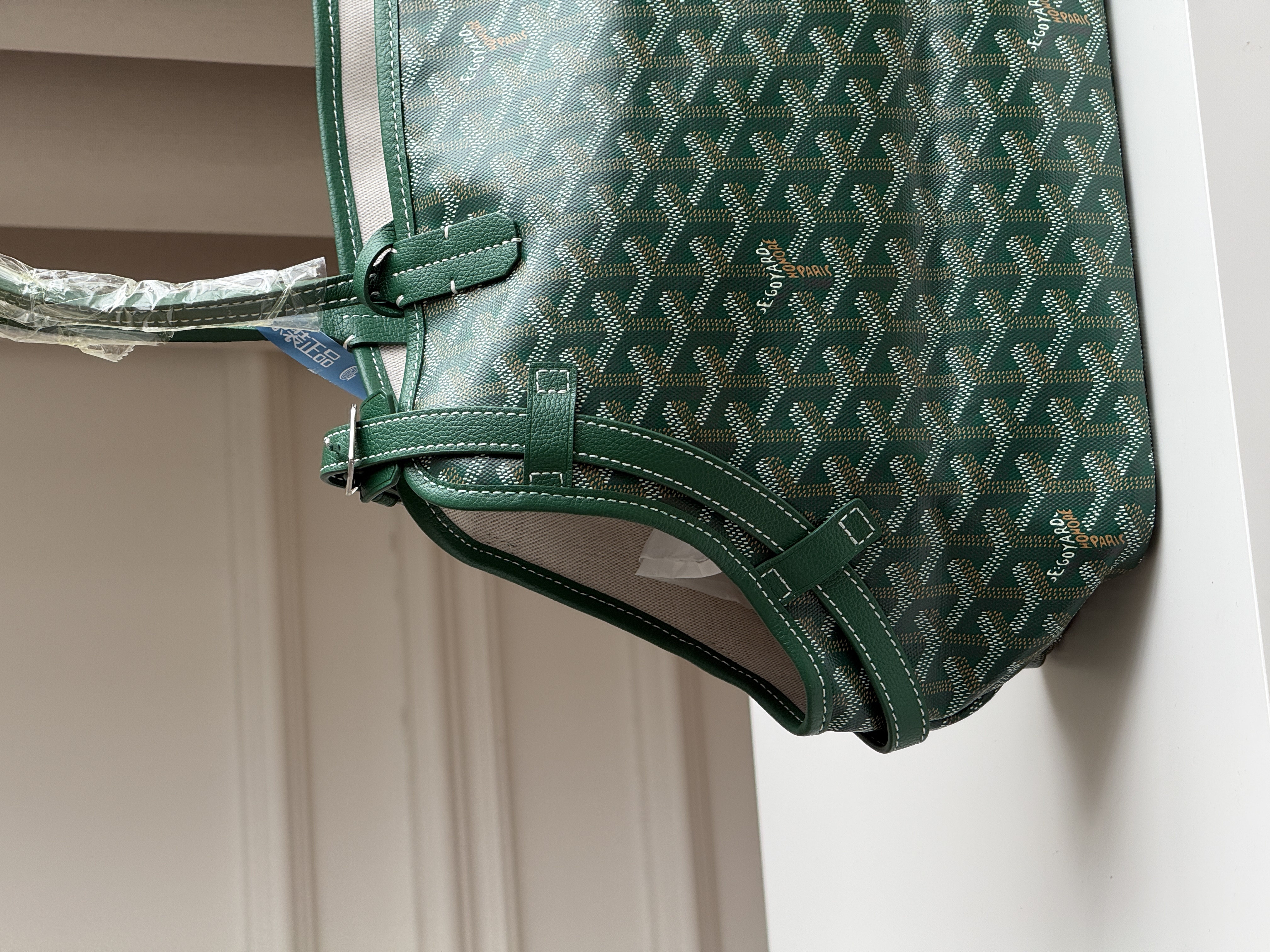Goyard Chien-Gris Pet Tote Bag (Green)