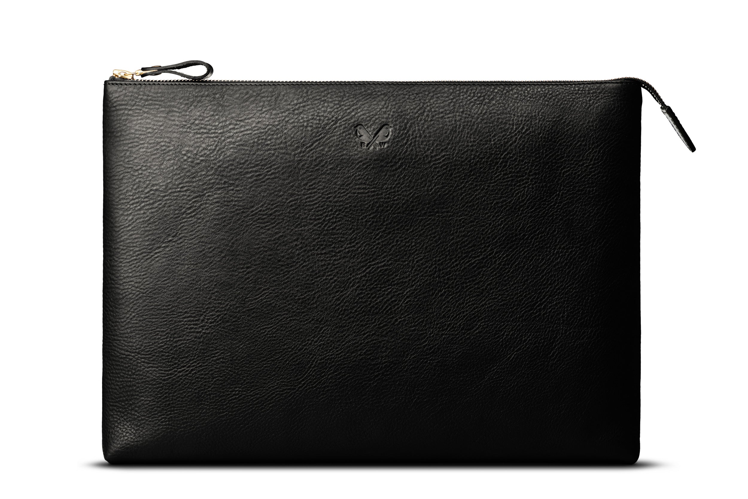 Flight Folio XL - Black Leather
