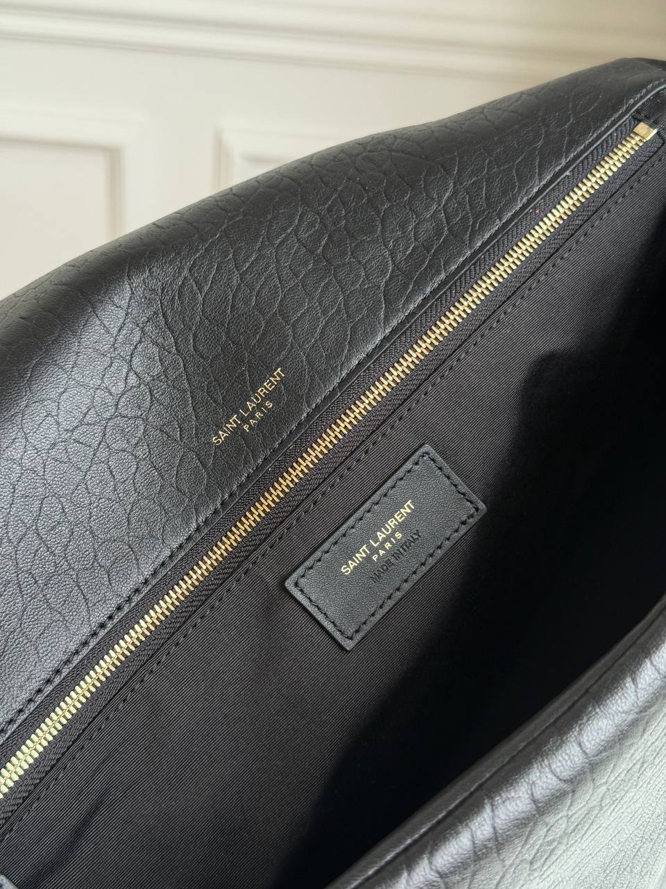 Saint Laurent Calypso Medium Padded Textured-Leather Shoulder Bag