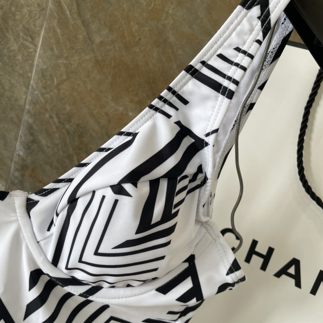 Chanel One-Piece Swimsuit Swimwear