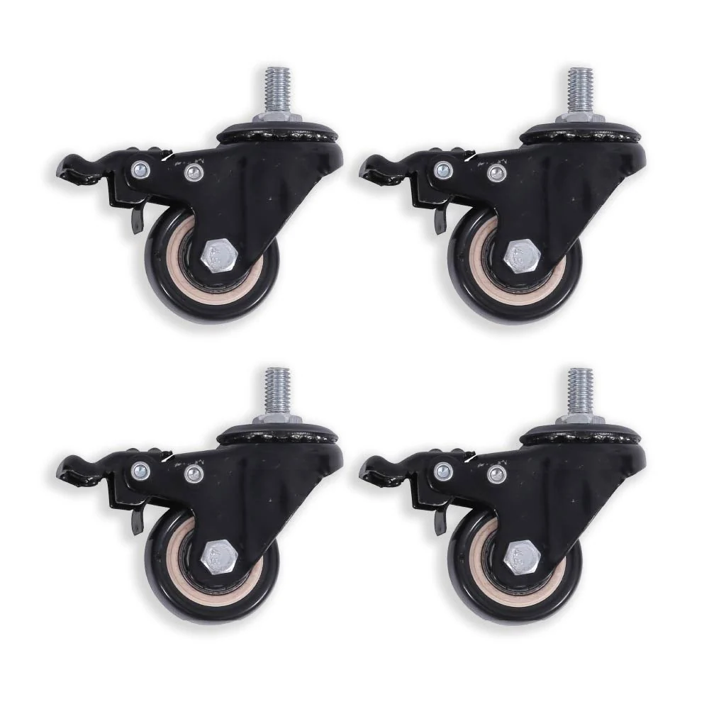 ROUES en acier pour Bureau Assis Debout KQUEO (x4)