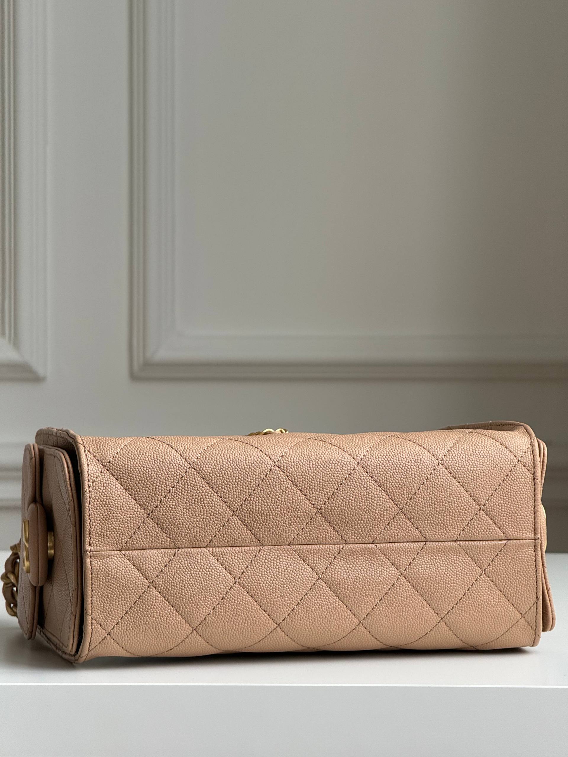 Chanel Caviar Quilted Bucket Bag with CC Turnlock