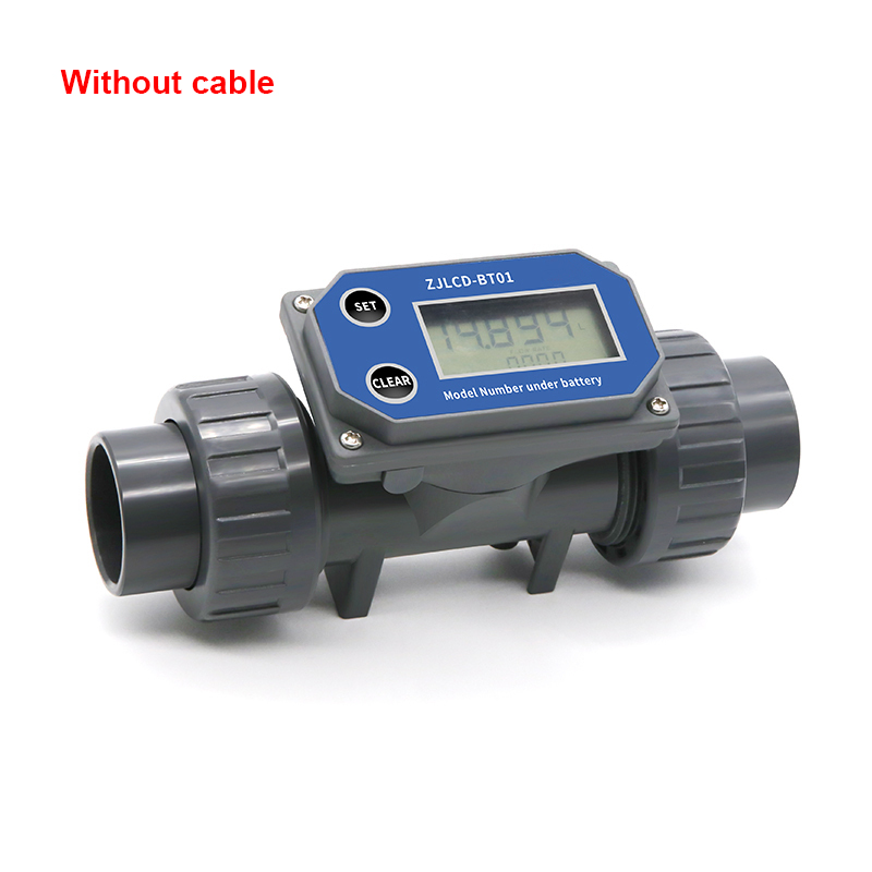 Electric PVC NPN Water Valve DN25-80 LCD Digital Display Pipe Liquid for Farm/Garden Irrigation
