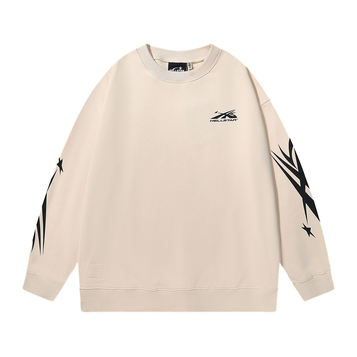 Kirin arm printed hair circle crewneck sweatshirt