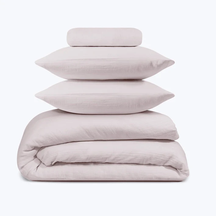 Parure de lit en gaze de coton