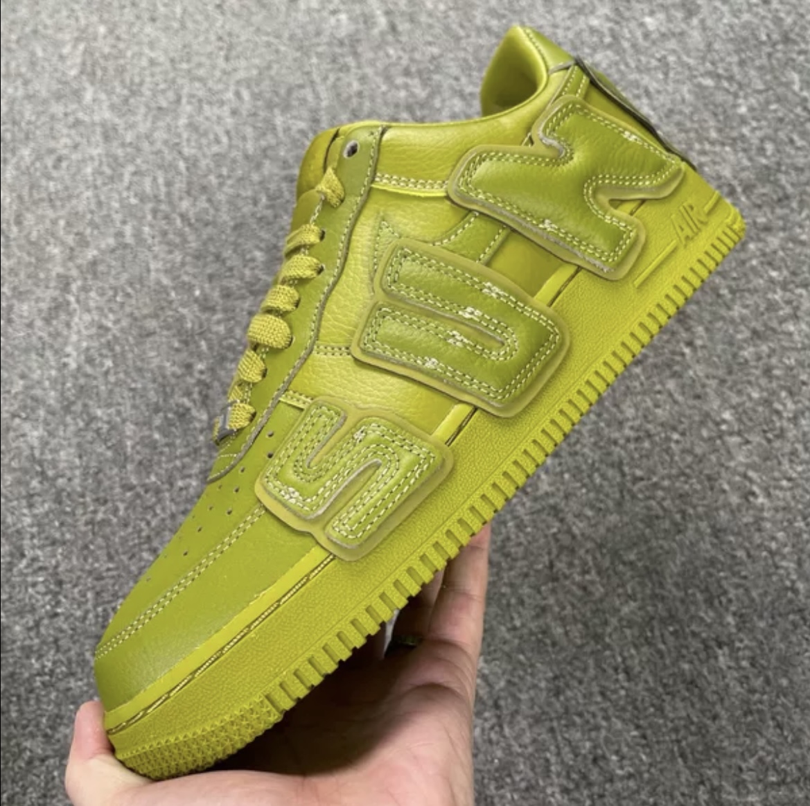 1:1 Air Force 1 & CPFM Green Correct Color one