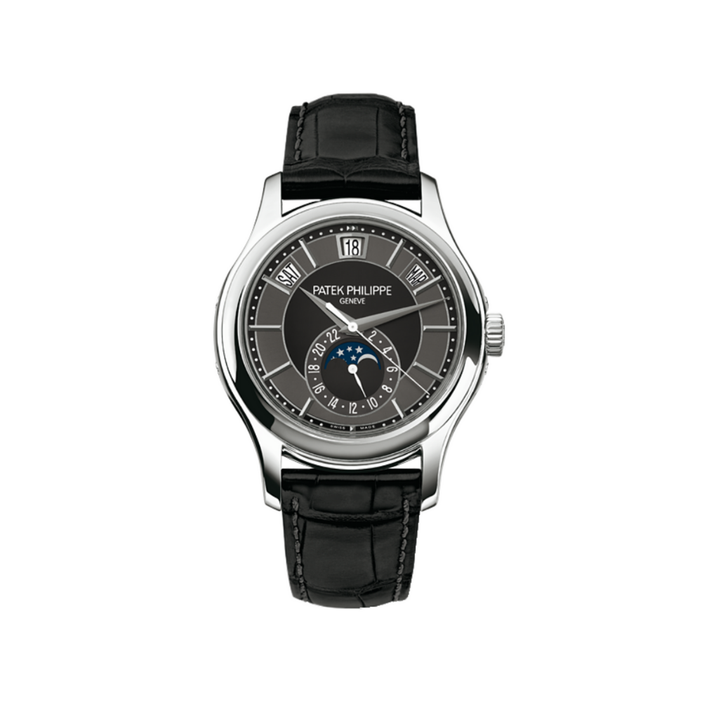 Patek Philippe Annual Calendar White Gold 5205G-010【1:1 Replica】