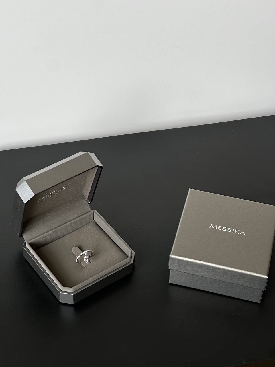 Messika Move Uno Pave Diamond Drop Ring