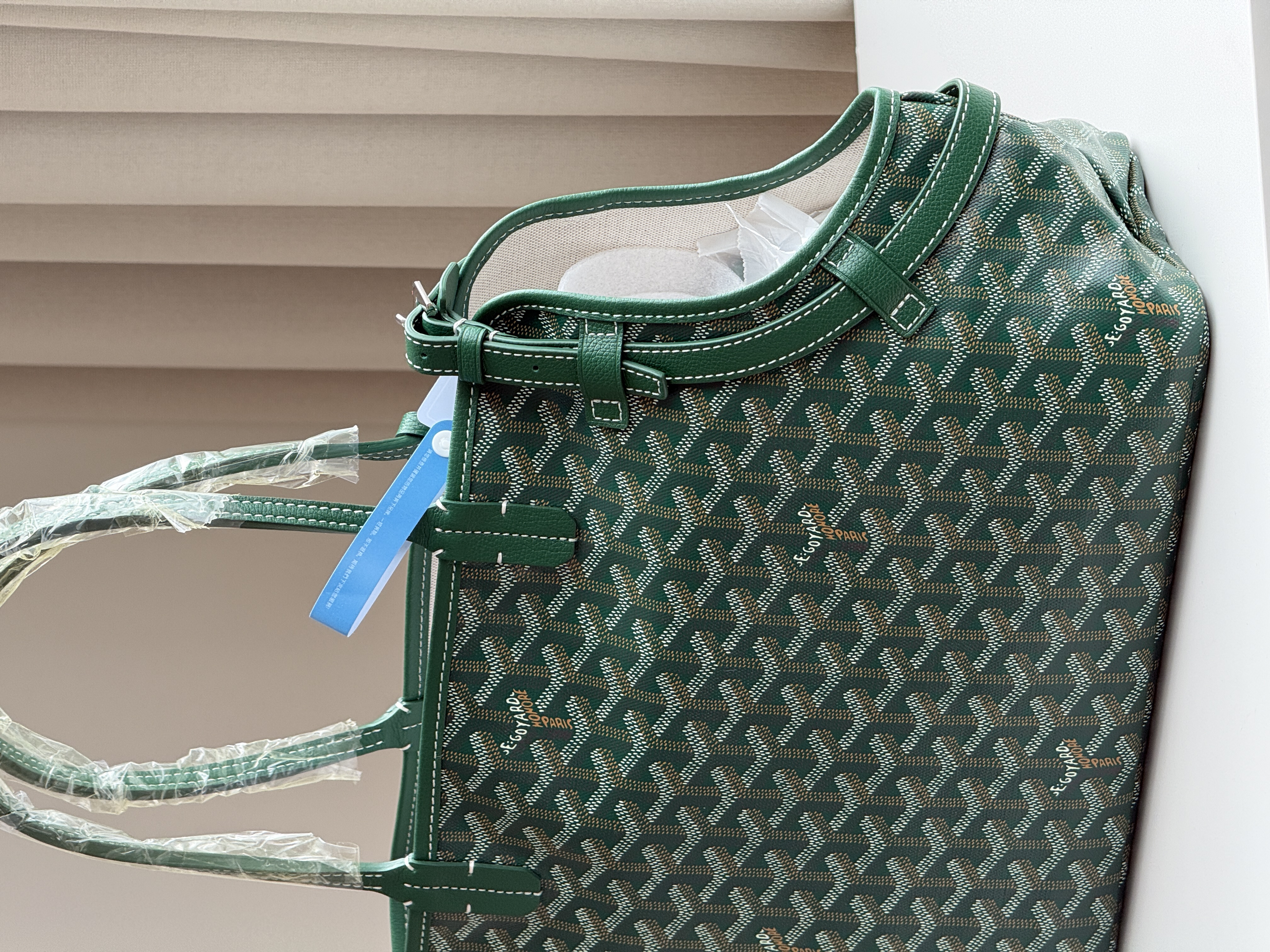 Goyard Chien-Gris Pet Tote Bag (Green)