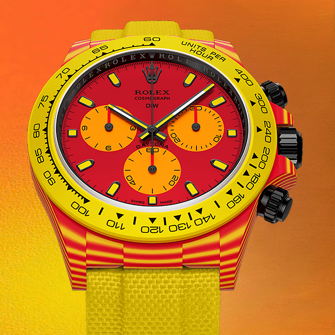 Quartz Fiber Rolex DiW Daytona VOLCANO【1:1 Replica】