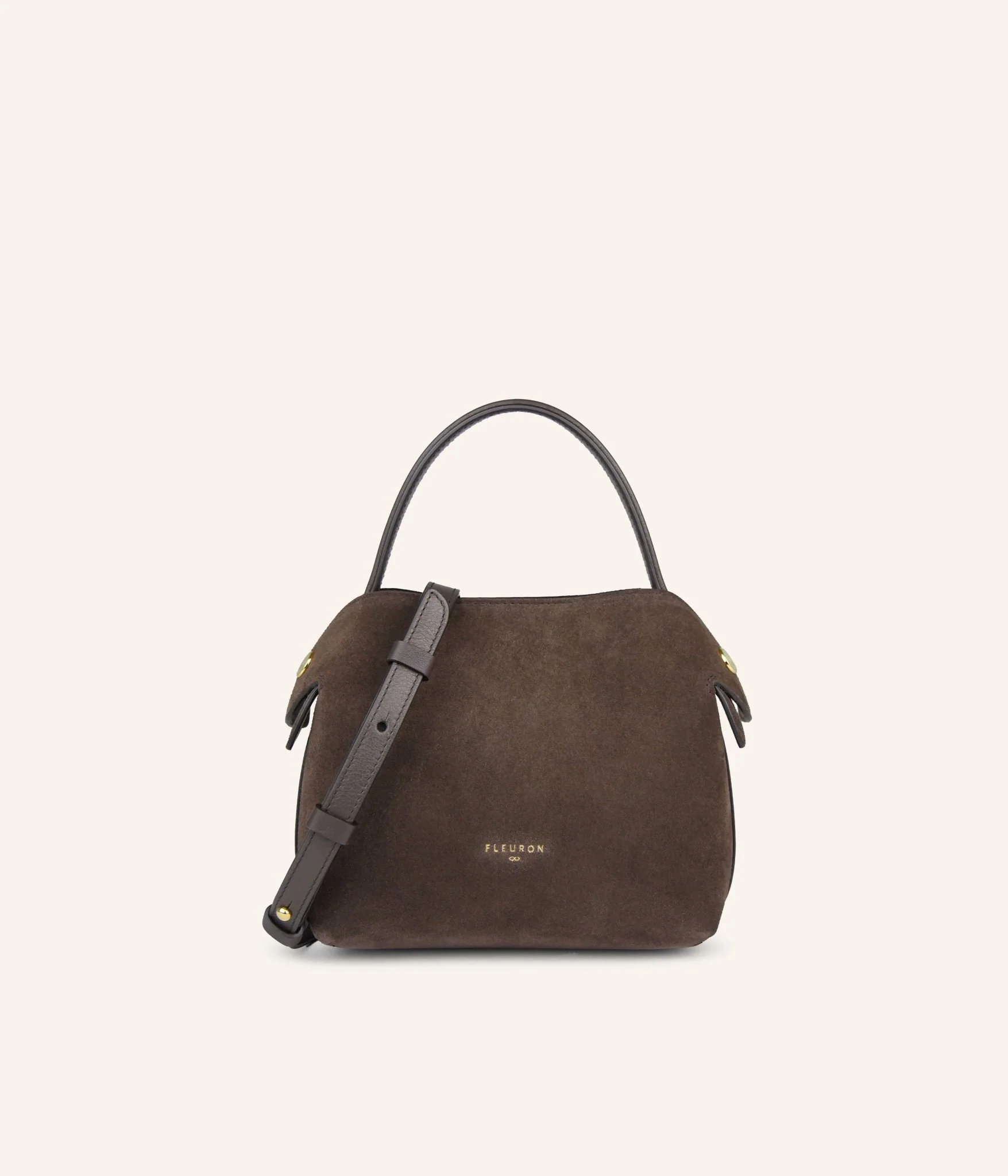 Mini Swann | Suede Moka