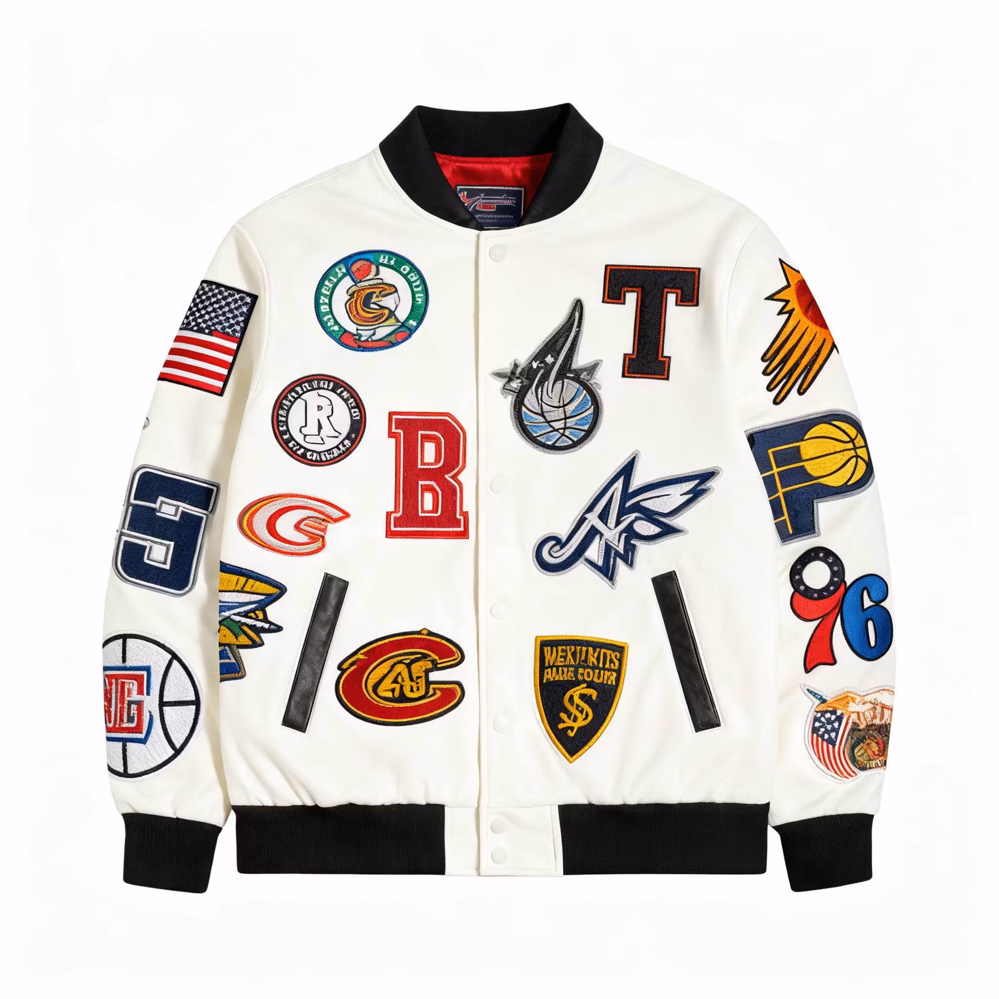 Custom Men's Letterman Jacket Patchwork Chenille Embroidery Streetwear Varsity Baseball Bomber Letterman Jackets