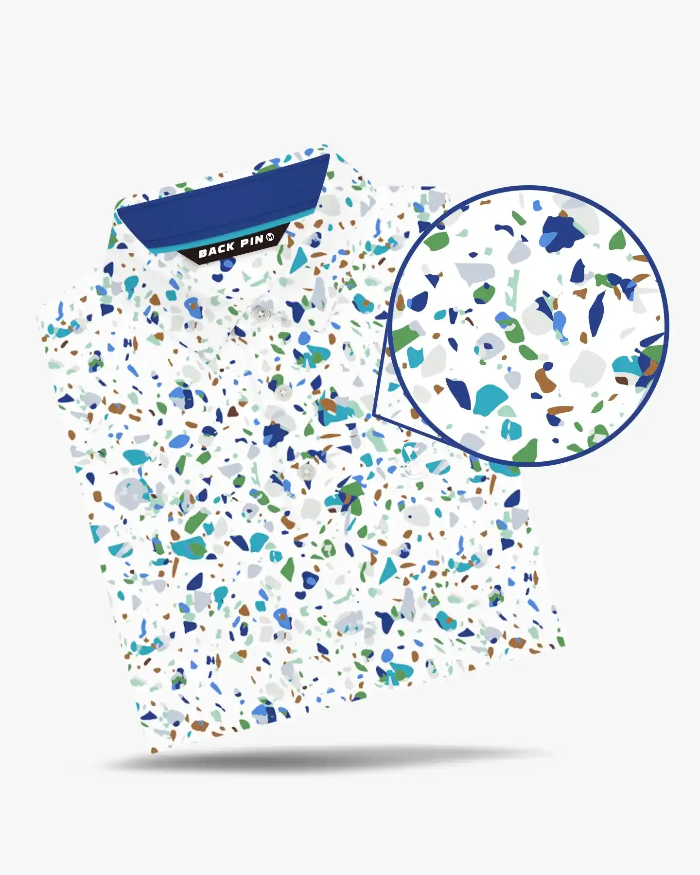 Pebble Beach Splatter Polo