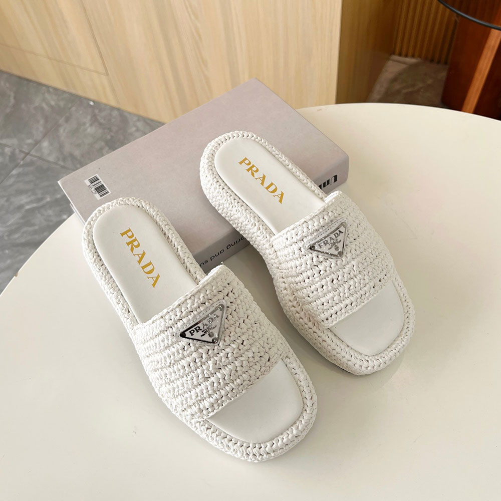 Prada Stylish Platform Sandals Slide Sandal