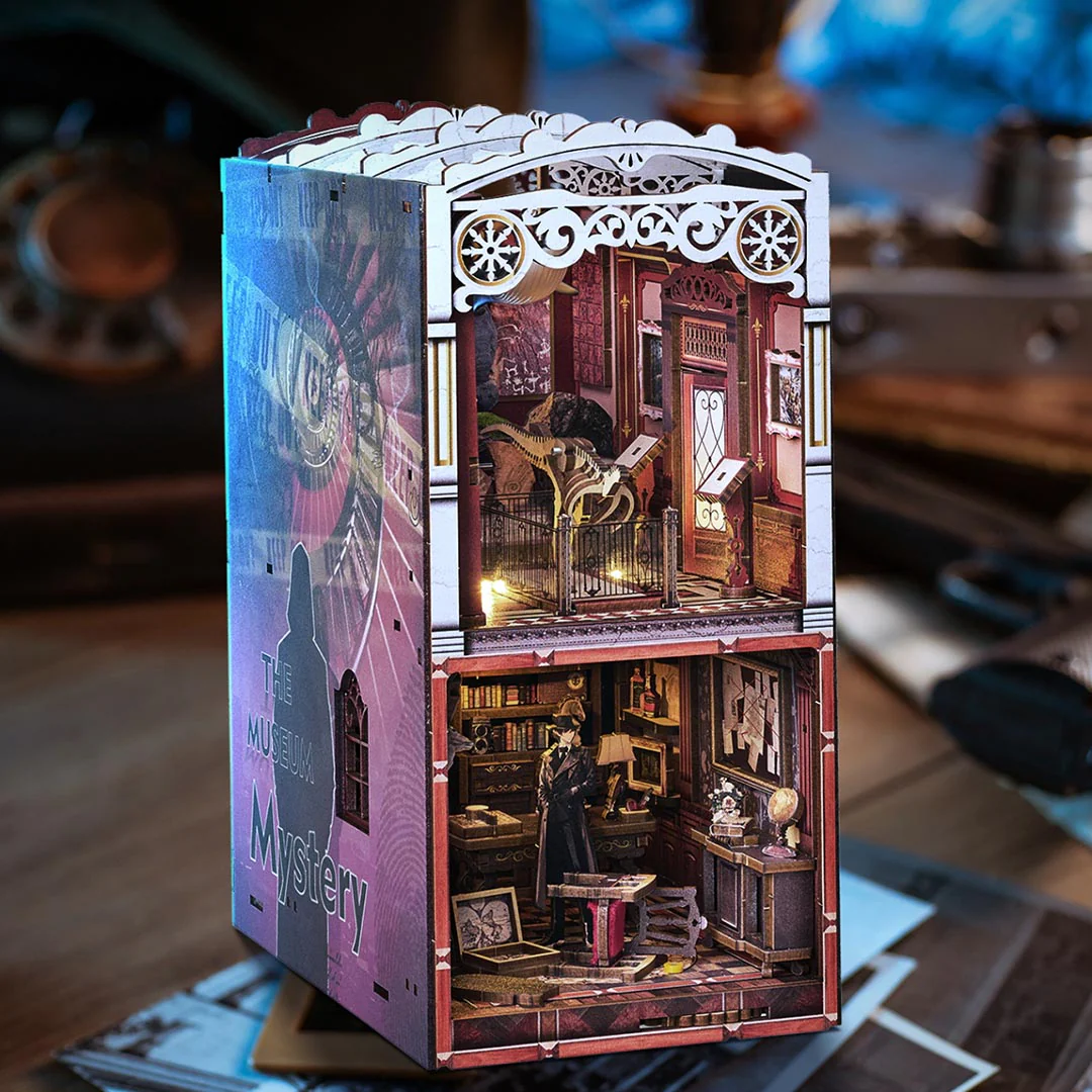 The Museum Mystery DIY Wooden Book Nook