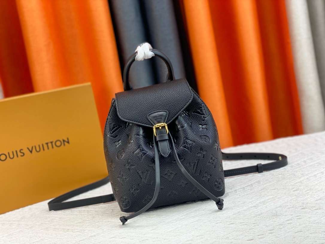 LV Monogram Montsouris BB Backpack