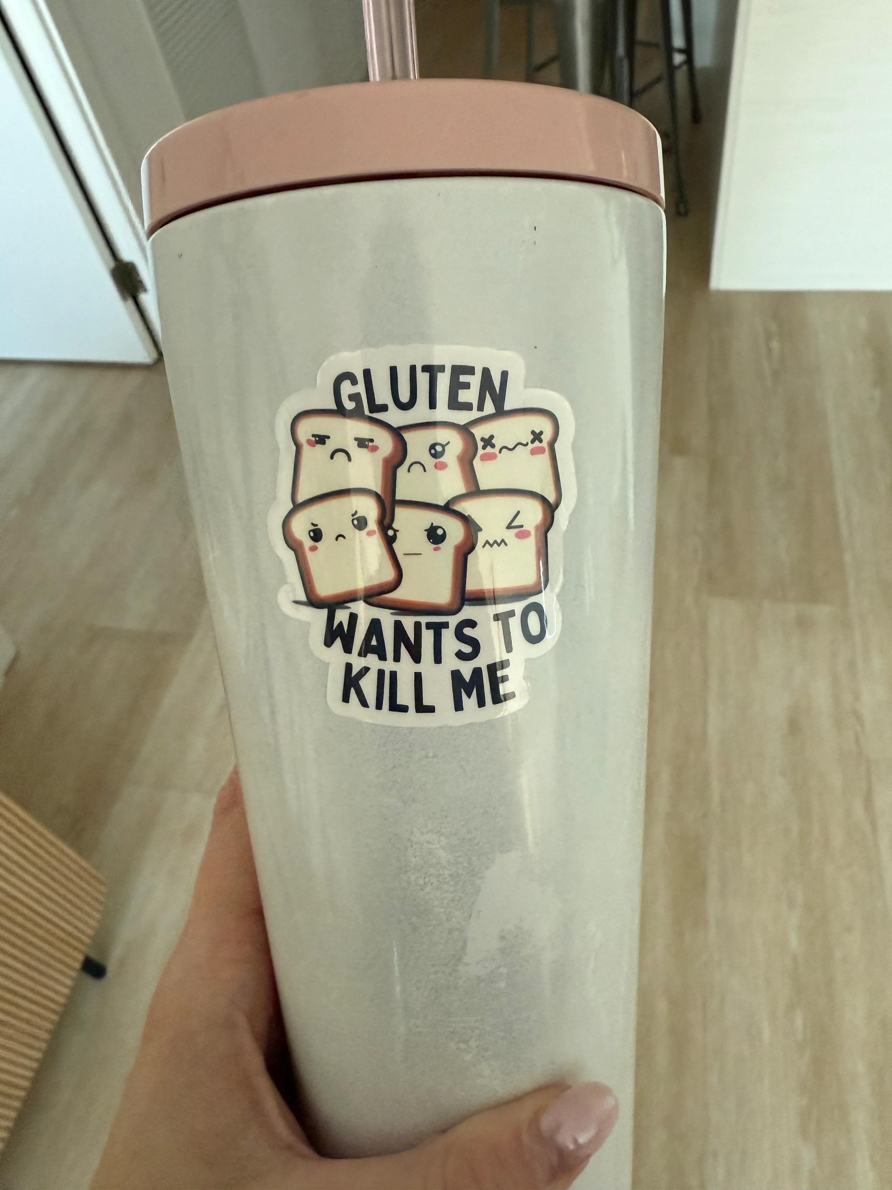 Gluten Wants to Kill Me Sticker