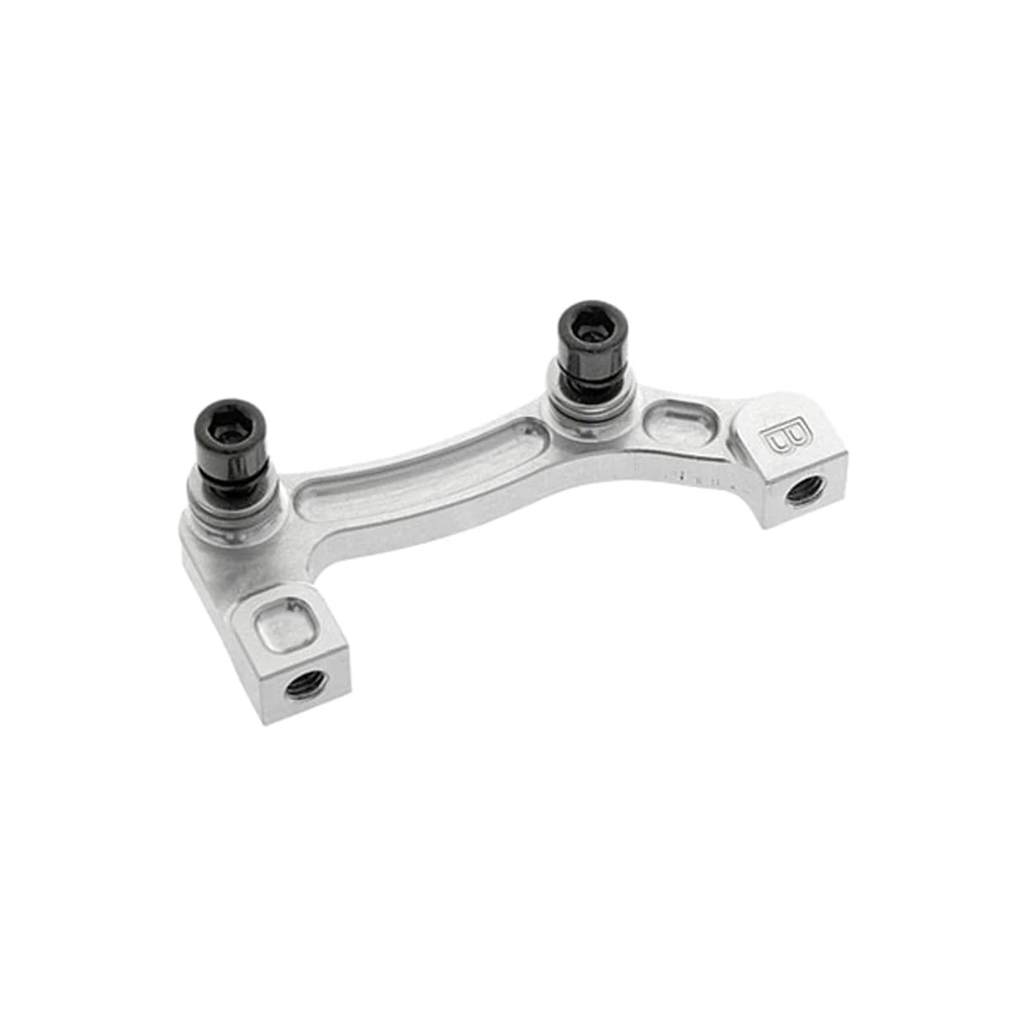 Adaptateur Étrier Avant / Arrière PM / IS HOPE  (Avant 203mm / Arrière 183 mm) #HBMB Argent